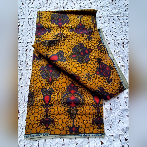 African Print Fabric - Picture 1 of 2